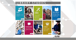 Desktop Screenshot of librarystudies.sit.edu.au