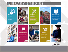 Tablet Screenshot of librarystudies.sit.edu.au